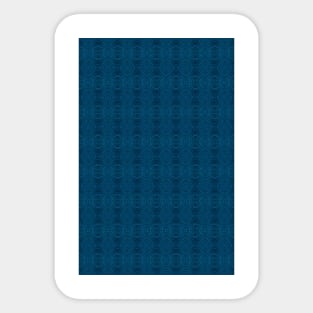 Blue Circles Pattern Sticker